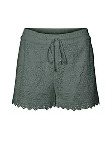 Spodenki damskie - VERO MODA Damskie szorty Vmhoney Lace Exp, Laurel Wreath, S - grafika 1