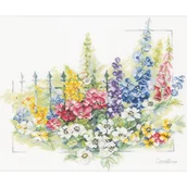 Pasmanteria - Haft krzyżykowy - Zestaw do haftu - Eksplozja kwiatów - miniaturka - grafika 1