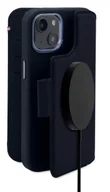 Etui i futerały do telefonów - Etui Decoded Detachable Wallet Case skórzane z MagSafe z klapką do iPhone 14 Plus - granatowe - miniaturka - grafika 1