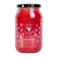 Miód - Pasieki Sadowskich Miód z maliną 1150g - miniaturka - grafika 1