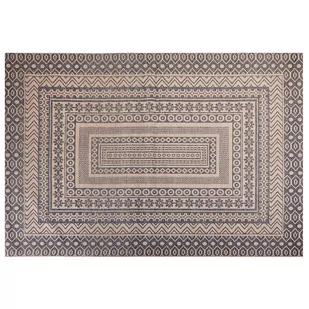 Dywan 160x230 cm beżowo-szary BAGLAR - Dywany - miniaturka - grafika 1
