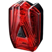 Lampki rowerowe - Infini Lampka Lava czarny-czerwony - miniaturka - grafika 1