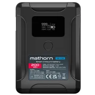 Akumulatory do aparatów dedykowane - Mathorn Bateria MB-V200 Smart 14000mAh PD65W OLED USB-C 200Wh V-mount - miniaturka - grafika 1