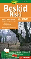 Mapy i plansze edukacyjne - Beskid Niski. Mapa turystyczna 1:75 000 - miniaturka - grafika 1