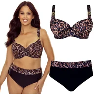 Stroje kąpielowe - Strój kąpielowy dwuczęściowy wysoki stan GABBIANO Elena 025 38E/M 75E - miniaturka - grafika 1