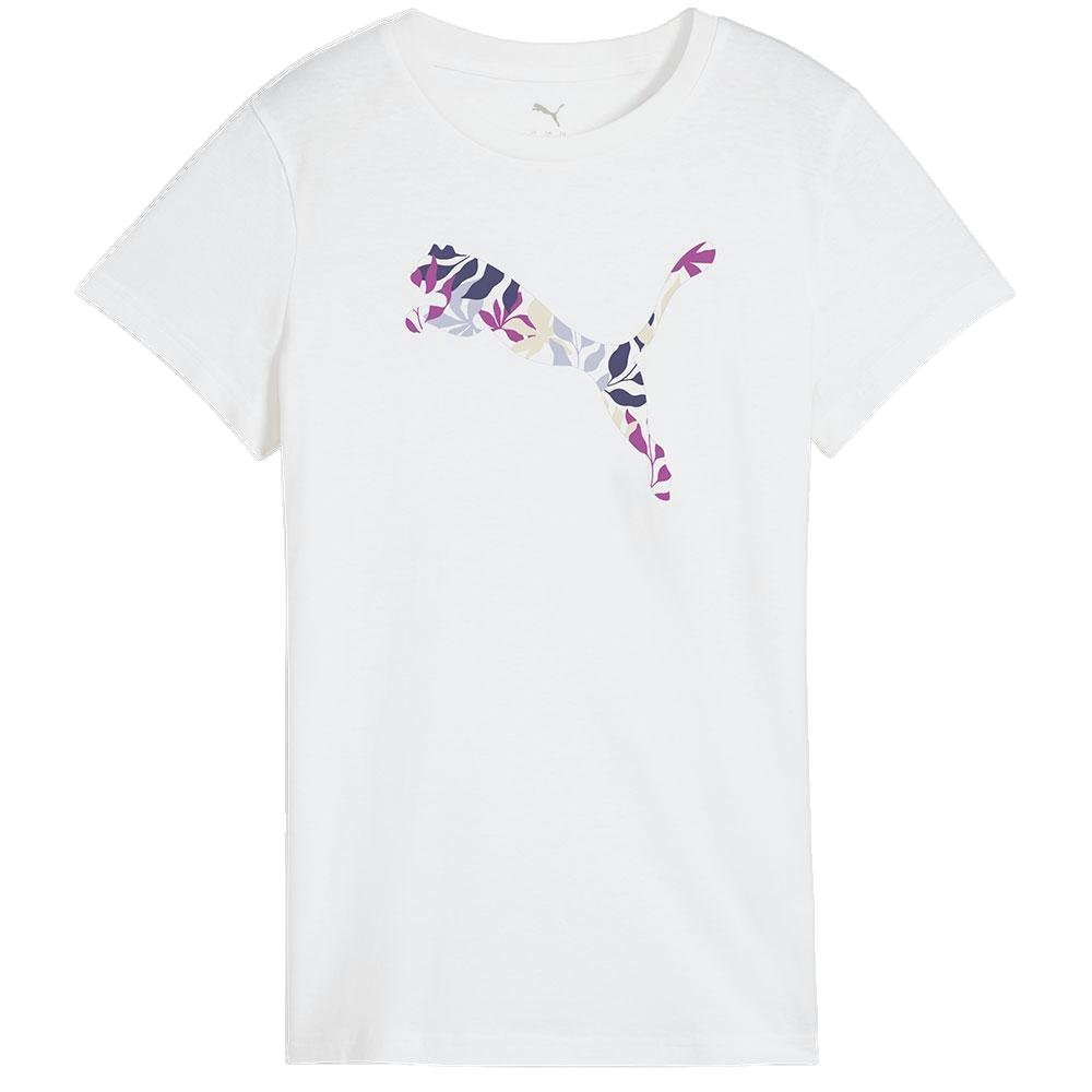 Puma Graphics Floral Cat Logo Krótki Rękaw T-shirt