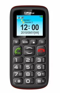 Maxcom MM428BB Dual Sim Czarny - Telefony komórkowe - miniaturka - grafika 1