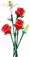 Klocki - Klocki SLUBAN Róża Lilia kwiatki bukiet 267 el - miniaturka - grafika 1
