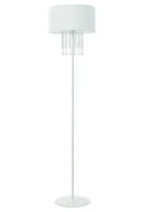 Lampy stojące - Podłogowa lampa stojąca w stylu glamour W477-Nala - biały - miniaturka - grafika 1