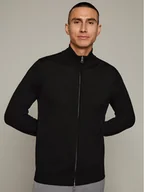 Swetry męskie - Matinique Kardigan 30204879 Czarny Regular Fit - miniaturka - grafika 1