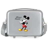 Moda i Uroda OUTLET - Disney 100 Mickey Joyful Neceser Adaptable Szary 29x21x15 cms Szary 9,14L 0,63 kg, Szary, Talla única, dopasowująca się kosmetyczka - miniaturka - grafika 1