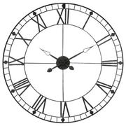 Zegary - Emako Metalowy zegar ścienny VINTAGE kolor szary 90 cm 3560239427964 - miniaturka - grafika 1