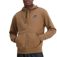 Bluzy męskie - Bluza New Balance MJ31536DHE - brązowa - miniaturka - grafika 1