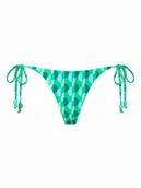 Stroje kąpielowe - Seafolly Dół od bikini Sorrento 40651-277 Zielony - miniaturka - grafika 1