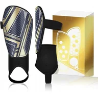 Piłka nożna - Ochraniacze na piszczele z ochroną kostki dla dzieci Regulowane paski XXS - miniaturka - grafika 1