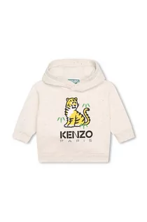 Dresy i komplety dla dziewczynek - Kenzo Kids dres dziecięcy kolor beżowy - Kenzo kids - grafika 1