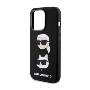 Karl Lagerfeld KLHCP15LSDHKCNK iPhone 15 Pro 6.1" czarny/black Silicone Karl&Choupette Head - Etui i futerały do telefonów - miniaturka - grafika 24