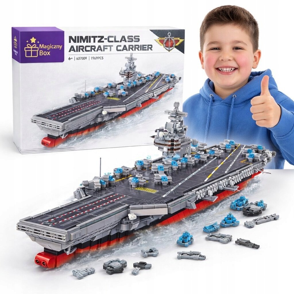 KLOCKI KONSTRUKCYJNE STATEK LOTNISKOWIEC NIMITZ CLASS USS NIMITZ CLASS USS