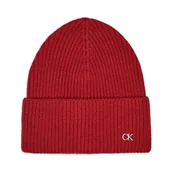 Czapki damskie - Calvin Klein Wełniana czapka | z dodatkiem kaszmiru - miniaturka - grafika 1