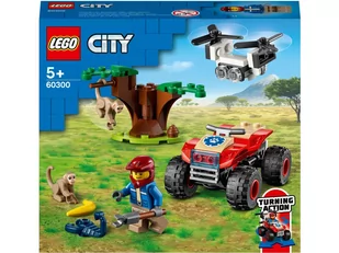 LEGO CITY Quad ratowników dzikich zwierząt 60300 - Klocki - miniaturka - grafika 1