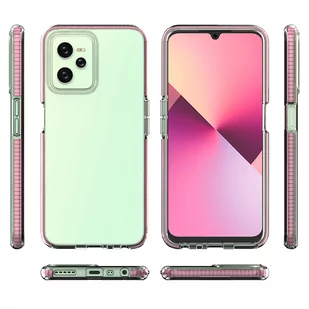 Spring Case etui Realme C35 silikonowy pokrowiec z ramką czarne - Etui i futerały do telefonów - miniaturka - grafika 2