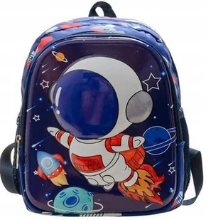 Plecak Do Przedszkola Szkoły Na Wycieczkę Kosmos 3D Mpmax - Plecaki szkolne i tornistry - miniaturka - grafika 1