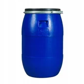 Beczki - BECZKA PLASTIKOWA 85 L DO KISZENIA KAPUSTY NA WODĘ DESZCZÓWKĘ Z OBEJMĄ NOWA - miniaturka - grafika 1