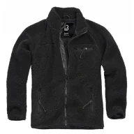 Odzież taktyczna i umundurowanie - Bluza Polarowa BRANDIT Teddyfleece Jacket - Czarna L - miniaturka - grafika 1