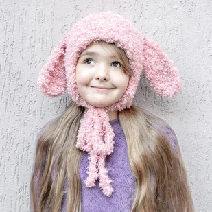 Czapka handmade - Zajączek - Czapki dla dzieci - miniaturka - grafika 1