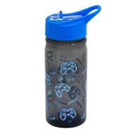Bidony dla dzieci - Astra Bidon Aqua Pure Z Rurką Butelka Na Napoje Wodę Szkolna Do Szkoły Bezpieczna Bez BPA 450 ml Go Playing - miniaturka - grafika 1