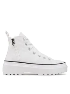 Converse Trampki Chuck Taylor All Star Lugged Lift Hi A03012C Biały - Trampki damskie - miniaturka - grafika 1