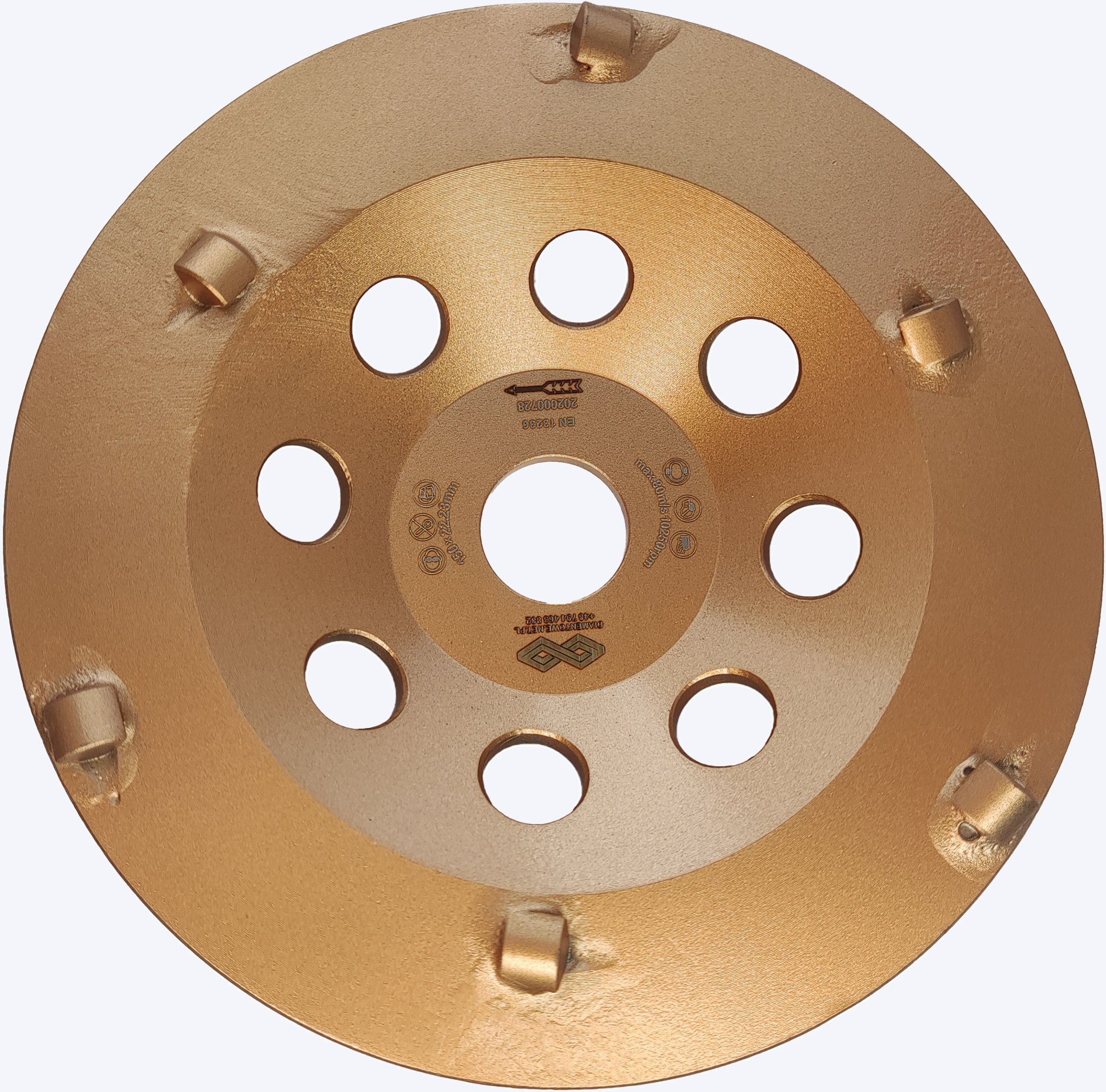 Geko Profesjonalna tarcza 125mm PCD do usuwania kleistych smolistych powłok