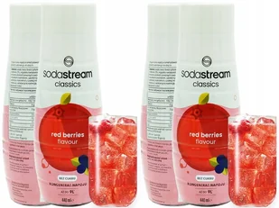 2x SYROP KONCENTRAT SODASTREAM RED BERRIES OWOCE LEŚNE 9L NAPOJU Z 440ML - Syropy i koncentraty owocowe - miniaturka - grafika 1