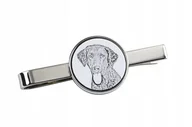 Spinki do mankietów i krawatów - Curly Coated Retriever - spinka do krawata z psem, personalizowany klips do - miniaturka - grafika 1