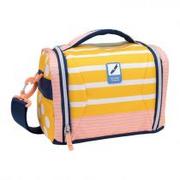 Plecaki szkolne i tornistry - Torba termiczna duża na żywność 5l różowo - żółta - miniaturka - grafika 1
