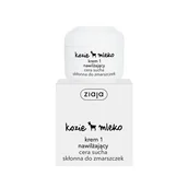 Podkłady do twarzy - Ziaja Kozie Mleko krem 1 nawilżający do twarzy cera sucha skłonna do zmarszczek 50ml - miniaturka - grafika 1