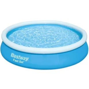 Bestway Okrągły, nadmuchiwany basen 366 x 76 cm, Fast Set 57273 - Baseny ogrodowe - miniaturka - grafika 1