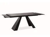 Stoły - Signal STÓŁ SALVADORE CZARNY MAT 160(240)X90 - miniaturka - grafika 1