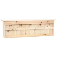 Karmniki dla ptaków - VidaXL Lumarko Domek dla wróbli, 5 pokoi, 68x15x21 cm, drewno jodłowe 47245 VidaXL - miniaturka - grafika 1
