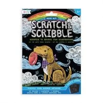Scratch Zdrapywanki Mini Scribble Pieski - Zabawki kreatywne - miniaturka - grafika 1