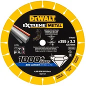 Tarcze do pił - DeWalt DT40257-QZ tarcza diamentowa do cięcia stali 355x25,4x3,3 mm Extreme - miniaturka - grafika 1