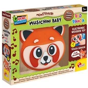 Zabawki interaktywne dla dzieci - Zabawka interaktywna LISCIANI Montessori Muzyczna Panda 105427 - miniaturka - grafika 1