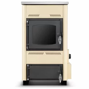 Piec kominek koza kuchenka kuchnia węglowa westfalka piecokuchnia kocioł TEMY ES 10kW beżowa - Kuchnie węglowe - miniaturka - grafika 1