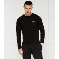 Koszulki męskie - EA7 Longsleeve | Slim Fit - miniaturka - grafika 1