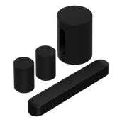 Soundbary - SONOS BEAM (Gen2) + 2x ERA 100 + Sub MINI (komplet/czarny) - miniaturka - grafika 1