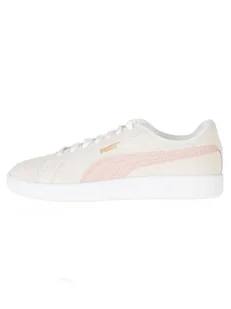 Puma Skórzane sneakersy "Smash 3.0" w kolorze kremowo-jasnoróżowym - Trampki damskie - miniaturka - grafika 1