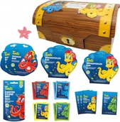 Kosmetyki kąpielowe dla dzieci - Tinti Zestaw Skrzynka Do Kąpieli Dla Dzieci 18 Elementów - miniaturka - grafika 1