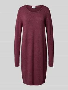 Sukienka o długości do kolan z okrągłym dekoltem model ‘RIL’ - Sukienki Sukienka o długości do kolan z okrągłym dekoltem model ‘RIL’ - Sukienki - miniaturka - grafika 1