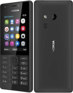 Nokia 216 16 MB 16 MB 3G Czarny z klawiaturą Polski - Telefony komórkowe - miniaturka - grafika 1