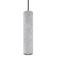 Lampy sufitowe - Nowoczesna wisząca lampa Luvo z kloszem z betonu - miniaturka - grafika 1